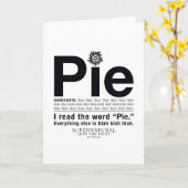 Carte Devis surnaturel "à tarte" (Fleur jaune)