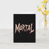 Carte Devise de mortel incroyable pour garçons et filles (Fleur jaune)