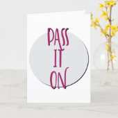Carte Devise de récupération d'anniversaire de transmiss (Fleur jaune)