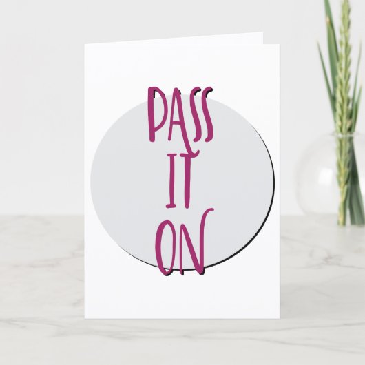 Carte Devise de récupération d'anniversaire de transmiss (Devant)