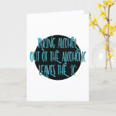 Carte Devise de récupération de la prise d'alcool Annive (Fleur jaune)
