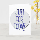 Carte Devise de récupération pour l'anniversaire Juste p (Fleur jaune)