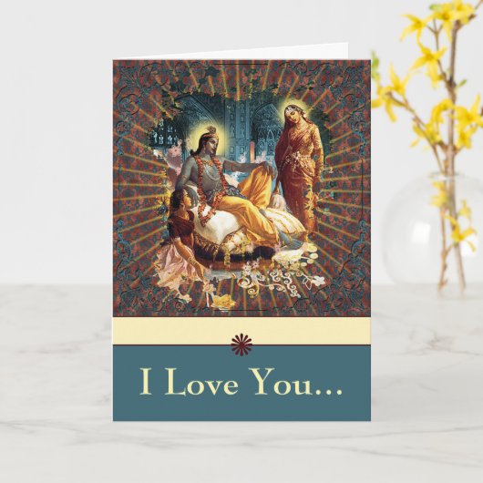 Carte Dévotion - Carte, Salutation, Note (Fleur jaune)