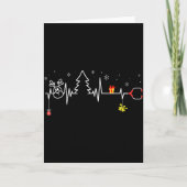 Carte Devoxtee Christmas Tree Heartbeat Funny Christmas  (Devant)