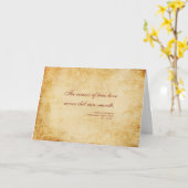 Carte d'excuses - Amour (Fleur jaune)