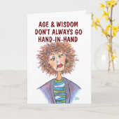 Carte d'excuses amusante (Fleur jaune)