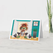 CARTE D'Exercice WORKOUT (Devant)