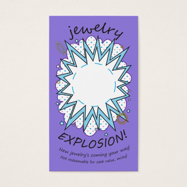Carte d'explosion : Bijoux, Icy Purple (Devant)