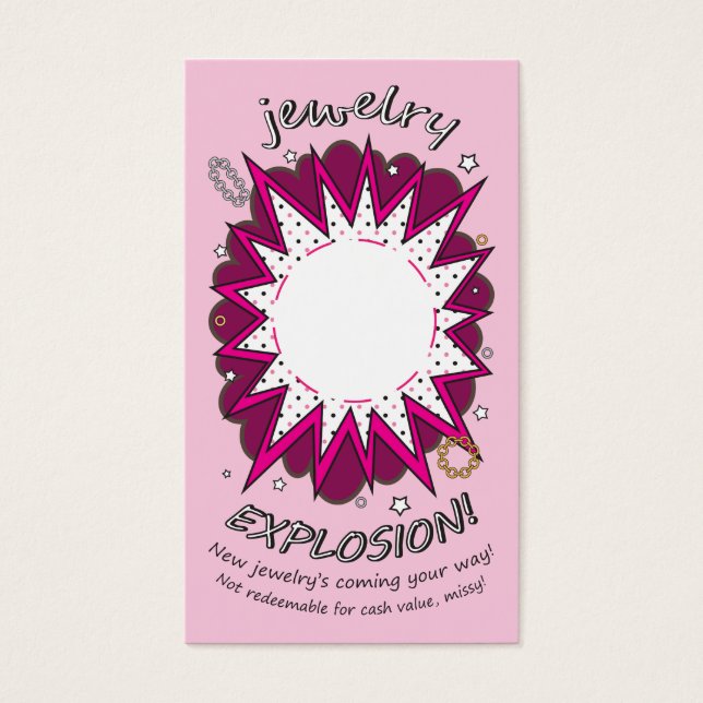 Carte d'explosion : Bijoux, rose Cheeky (Devant)