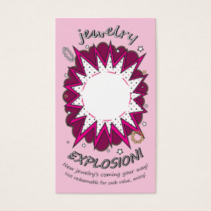 Carte d'explosion : Bijoux, rose effronté