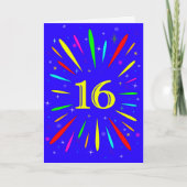 Carte d'explosion du 16e anniversaire (Devant)