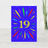 Carte d'explosion du 19e anniversaire (Devant)