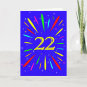 Carte d'explosion du 22e anniversaire (Devant)