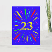 Carte d'explosion du 23e anniversaire (Devant)