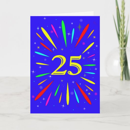 Carte d'explosion du 25e anniversaire (Devant)