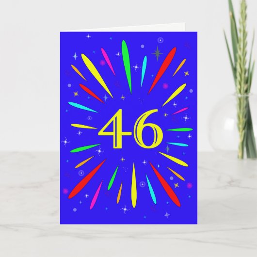 Carte d'explosion du 46e anniversaire (Devant)