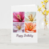 Carte d'expression florale classique (Fleur jaune)