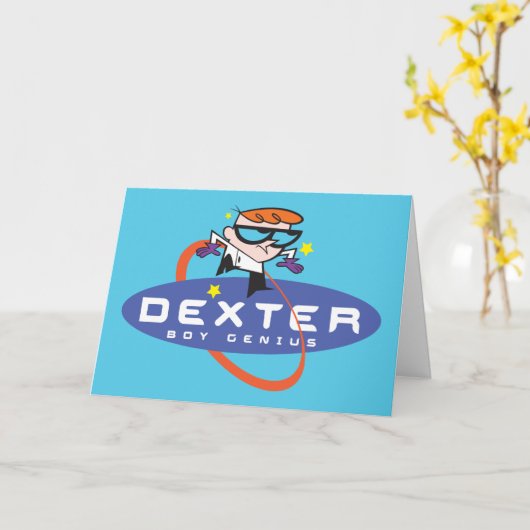 Carte Dexter "Boy Genius" (Fleur jaune)
