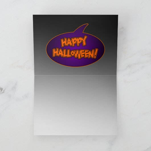 Carte d'Halloween (Intérieur)