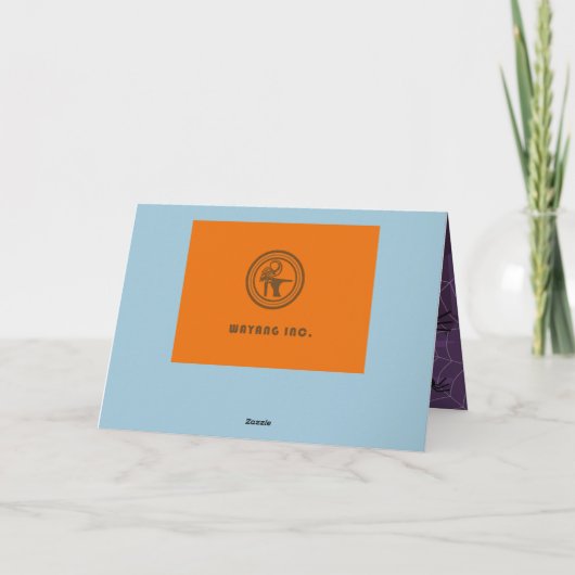 Carte d'Halloween (Dos)