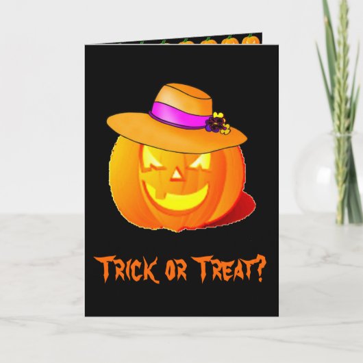 Carte d'Halloween (Devant)