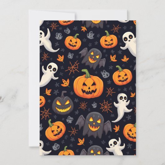 carte d'Halloween (Dos)