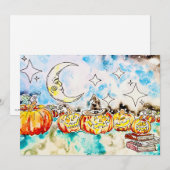 Carte d'Halloween (Devant / Derrière)