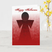 Carte d'Halloween Angel saignant (Fleur jaune)