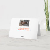 Carte d'Halloween avec des chiens habillés en cost (Dos)