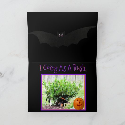 Carte d'Halloween avec/Funny mignonne chiot Basset (Intérieur)