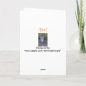 Carte d'Halloween Citrouille souriant (Dos)