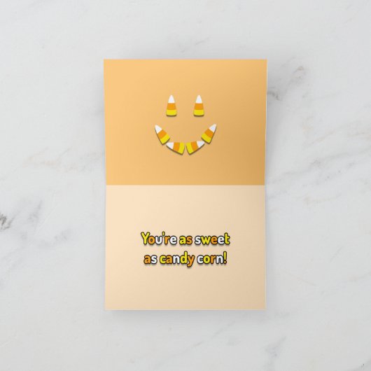 Carte d'Halloween Corn Candy (Intérieur)