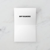 Carte d'Halloween Dachshund (Intérieur)