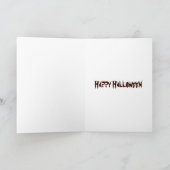 Carte d'Halloween de Witch Owl (Intérieur)
