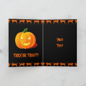 Carte d'Halloween effrayante (Intérieur)