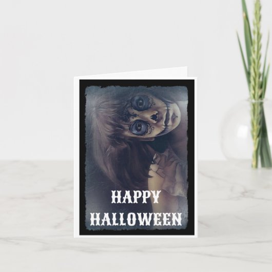 Carte d'Halloween effrayante (Devant)