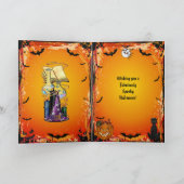 Carte d'Halloween Éffrayante (Intérieur)