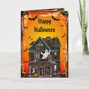 Carte d'Halloween Éffrayante