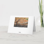 Carte d'Halloween étoilée (Dos)