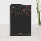 Carte d'Halloween étrangement belle (Dos)