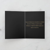 Carte d'Halloween étrangement belle (Intérieur)