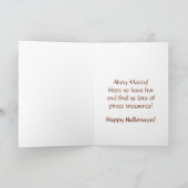 Carte d'Halloween fille Pirate mignonne (Intérieur)