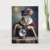 Carte d'Halloween Gitane Écureuil (Devant)