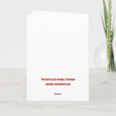 Carte d'Halloween gothique Fée Vampire (Dos)