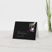 Carte d'Halloween gothique Merci foncé Mariage N10 (Devant)