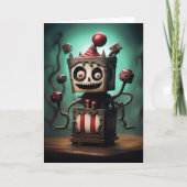 Carte d'Halloween Jack-in-a-Box éffrayante (Devant)