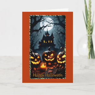 Carte d'Halloween Jack-O-Lantern