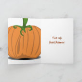 Carte d'Halloween Jack o' Lantern (Intérieur)