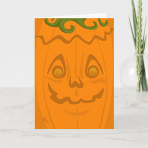Carte d'Halloween Jack o' Lantern
