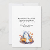 Carte d'Halloween Jack O'Lanterns Bats Ghosts (Dos)